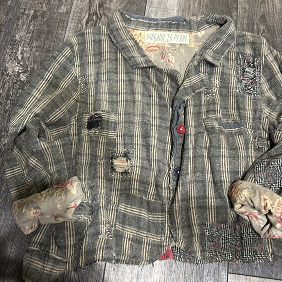 Magnolia Pearl Kelley Reversible Cropped Coat! NWOTs…never worn! - Picture 5 of 7